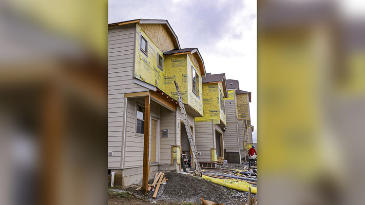 A down trend in residential construction tempered enthusiasm over a report that Washington state revenue collections since the September forecast are $126 million above expectations. File photo