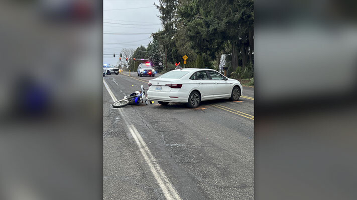 A Vancouver man was killed Friday in a collision in Hazel Dell involving a motorcycle and a car.