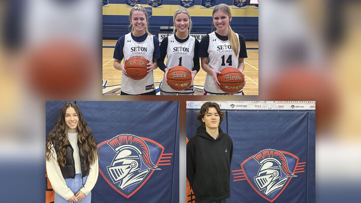 With the girls district tournament starting Thursday night, and the boys tipping off on Friday, here are a few tidbits from the Trico League champions — King’s Way Christian boys and girls, and Seton Catholic girls.