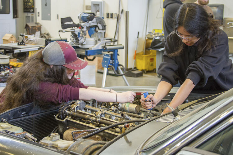 Local levies fund specialized classes including Career & Technical Education (CTE), Advanced Placement (AP), and more. Photo courtesy Woodland School District