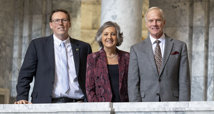 Rep. Kevin Waters, Sen. Lynda Wilson, and Rep. Paul Harris will hold a virtual town hall meeting on Wed., May 3. Photo courtesy Washington State House Republicans