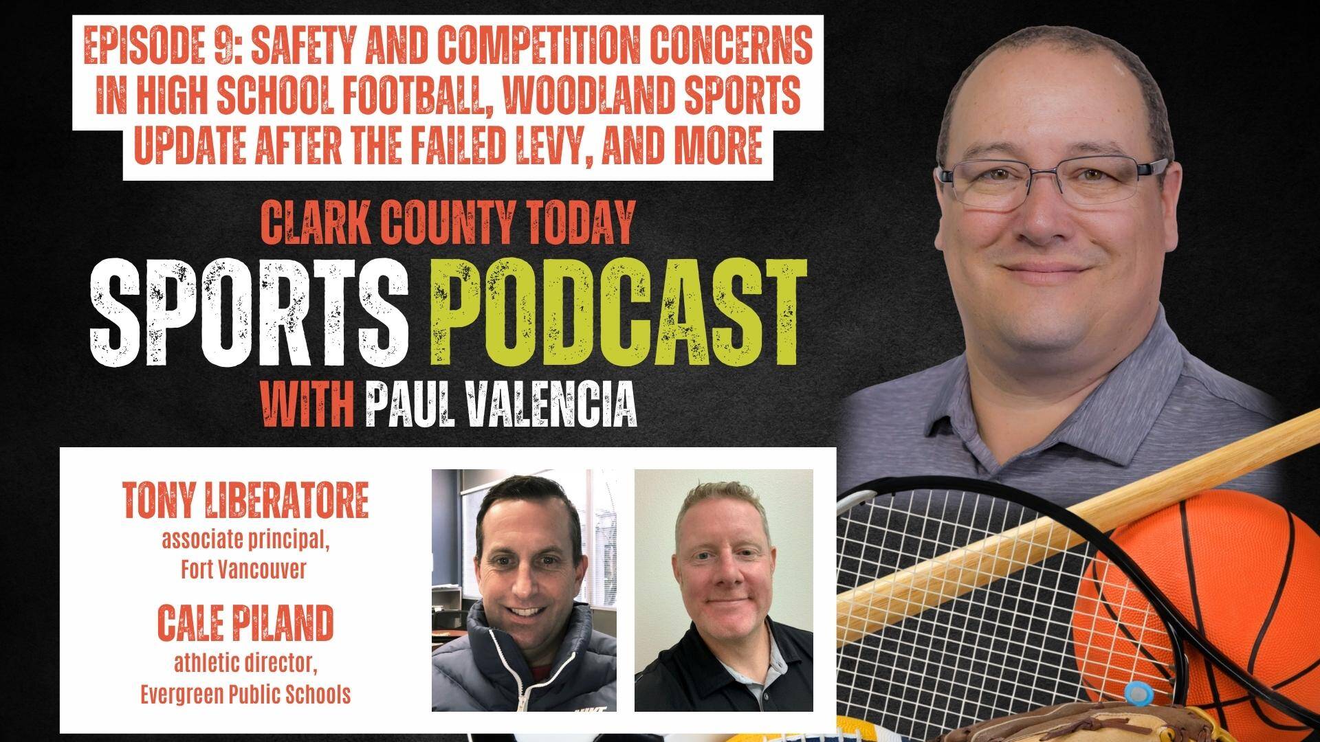 The sports enthusiasts talk about competition between the haves and the have-nots in high school football, WIAA reclassification update, Woodland High School’s sports issues after the fail of a levy, and more