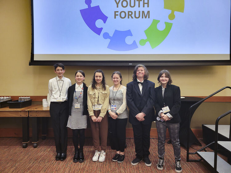 DREAM Team members are shown here (from left to right): Brigham Sorenson, Kara Doughty, Lacey Brown, Haley Smith, Lucas Goranson, Nicole Terry. Photo courtesy Prevent Together: Battle Ground Prevention Alliance