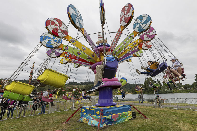 The carnival was open all four days during the 2023 Planters Days celebration. Photo by Mike Schultz