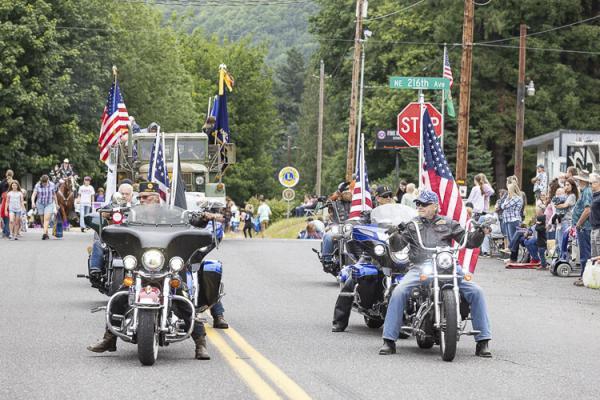 The Patriot Guard Riders are always welcome in Clark County. Photo by Mike Schultz