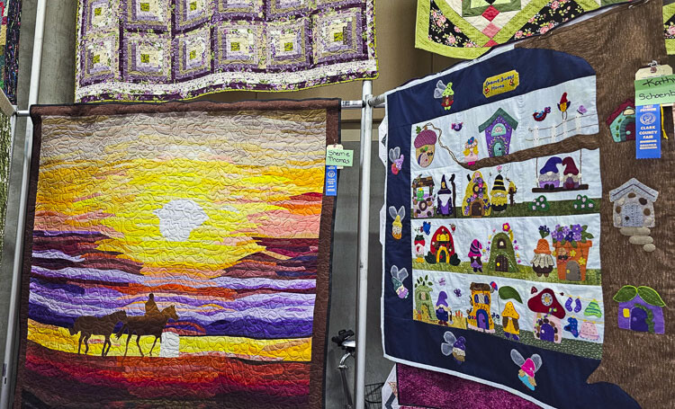 A couple of award-winner quilts from the 2023 Clark County Fair. The fair holds competitions in a number of events, with hundreds and hundreds of winners. The fair shared their list of winners with us. Photo by Paul Valencia