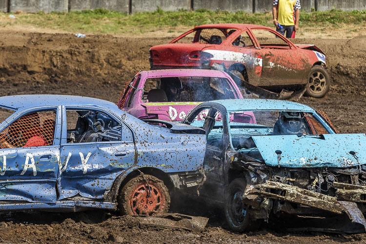 Demolition Derby is just one the big events scheduled for the grandstands during the 10-day run of the 2023 Clark County Fair. Photo by Mike Schultz