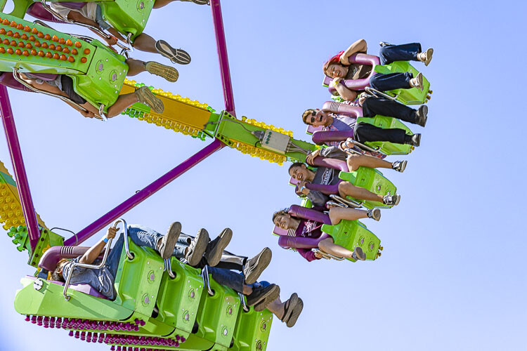 Rides at the carnival will open daily at noon at the Clark County Fair.