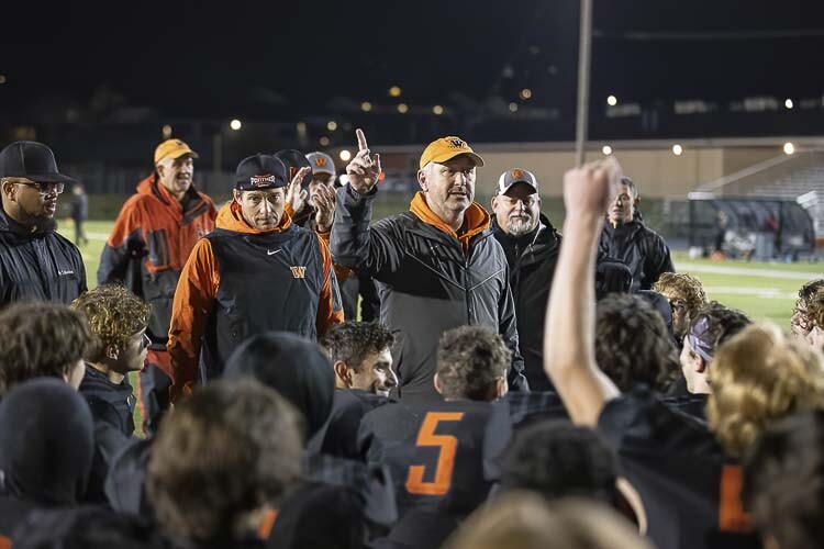 Washougal coach David Hajek understands that every team in the 2A GSHL will be trying to take down his Panthers. Washougal is the defending league champion. Photo by Mike Schultz