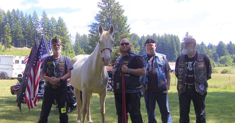 American Legion Riders Post 168 are teaming up with Lifeline Connections for the second annual Windhaven Ride for Veterans fundraiser on Saturday. Proceeds go to support equine therapy for veterans dealing with PTSD. Photo courtesy Lifeline Connections