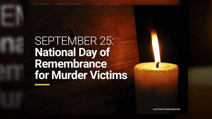 On request from families of murdered loved ones, NWCAVE’s Advocacy Center for Justice held a National Day of Remembrance for Murder Victims in Vancouver Monday (Sept. 25) night. Photo courtesy NWCAVE