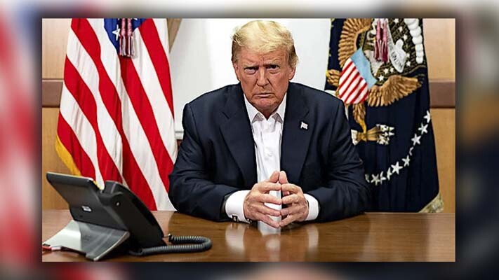 Former President Donald Trump in a campaign video Wednesday made a defiant reply to "left-wing lunatics" and "COVID tyrants" who are "trying very hard to bring back COVID lockdowns and mandates with their sudden fear-mongering about variants": "We will not comply."