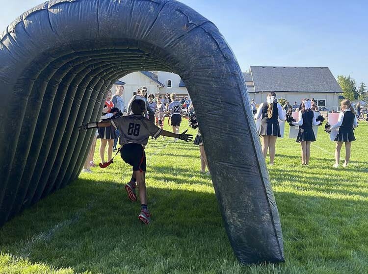 Hundreds of elementary athletes and fans from all over Clark County descended onto the fields of Hillcrest Church of the Nazarene Saturday to kick off the 2023 Upward Sports flag football season. Photo courtesy Upward Sports volunteers