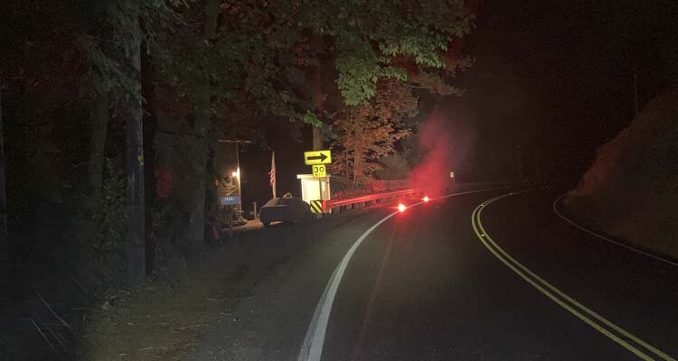 First responders with Camas-Washougal Fire, Washougal Police and the Clark County Sheriff’s Office arrived to find the rider of the motorcycle deceased.