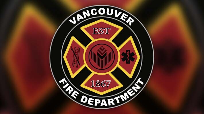 Vancouver Fire Department units responded to a late-night house fire in Vancouver's NE 97th Street area quickly brought under control; no injuries reported, cause under investigation.
