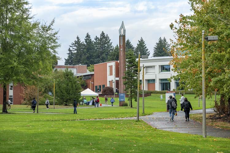 Enrollment at Clark College increased 10.4% in state full-time equivalency this fall term compared to fall 2022. Photo courtesy Jenny Shadley/Clark College