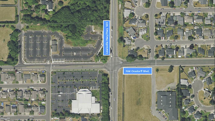 The city of Battle Ground is seeking the community’s input on the future improvements to the intersection of SR 503 and NW Onsdorff Boulevard.