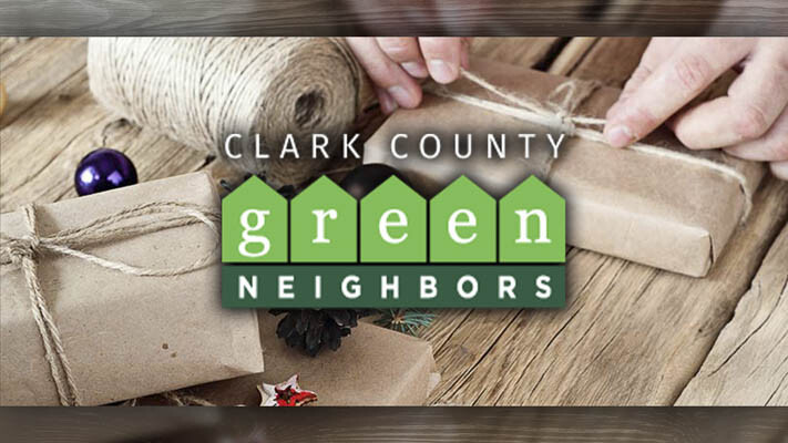 Clark County's Solid Waste Education and Outreach team urges residents to celebrate the holiday season sustainably by reducing waste and properly disposing of items, offering tips on minimizing food waste, using reusable dinnerware, thrifting holiday decor, and choosing eco-friendly gift wrapping alternatives.
