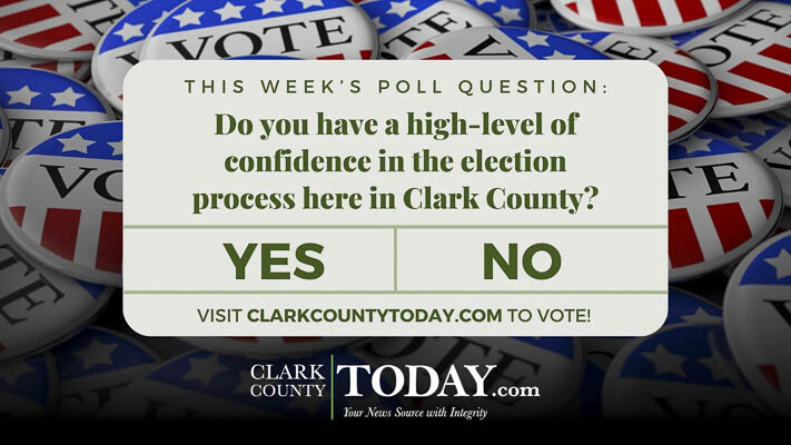 Do you have a high-level of confidence in the election process here in Clark County?