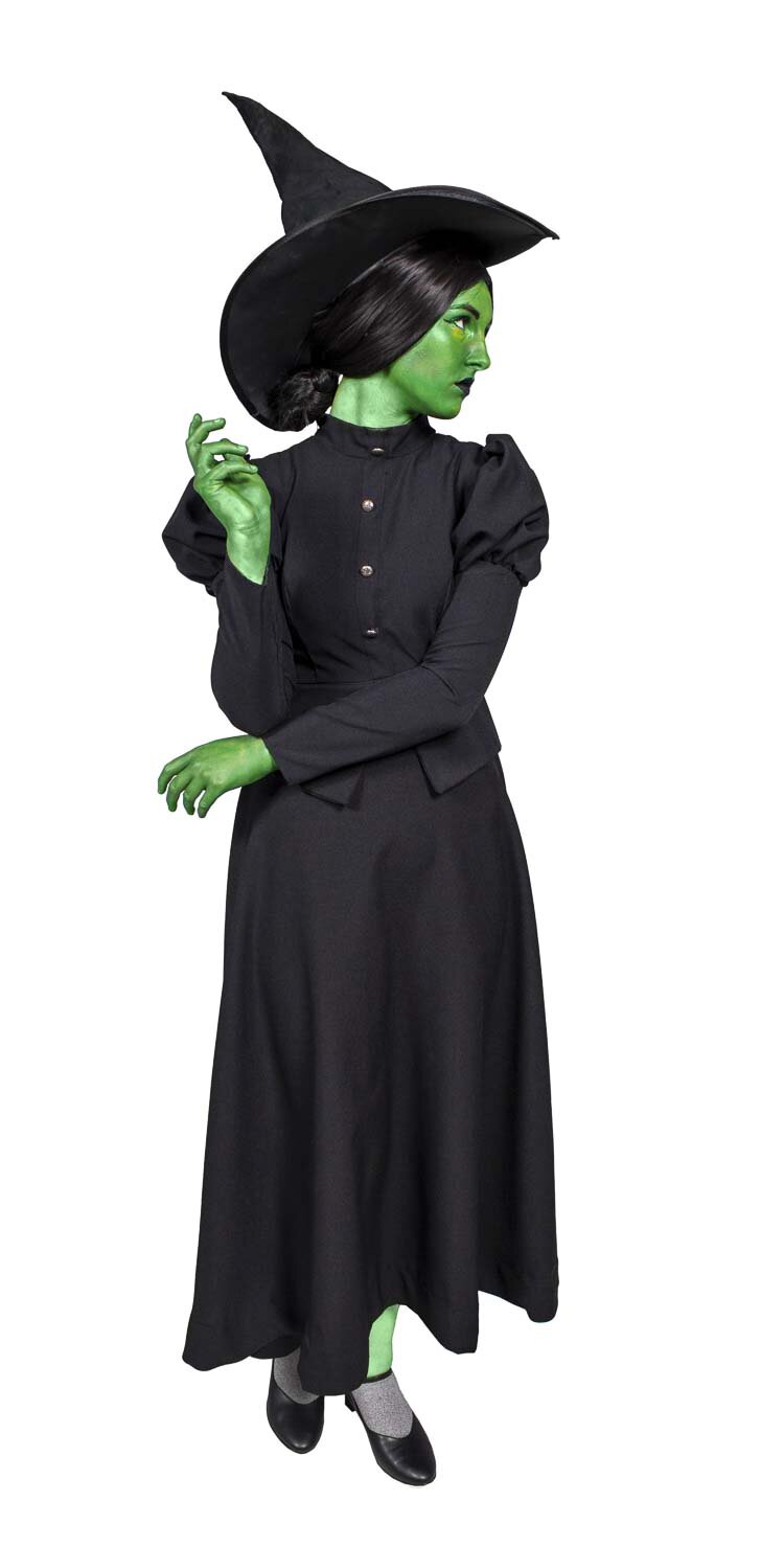 Bailey McIlroy Wicked Witch in Journey Theater’s production of the Wizard of Oz. Photo courtesy Journey Theater