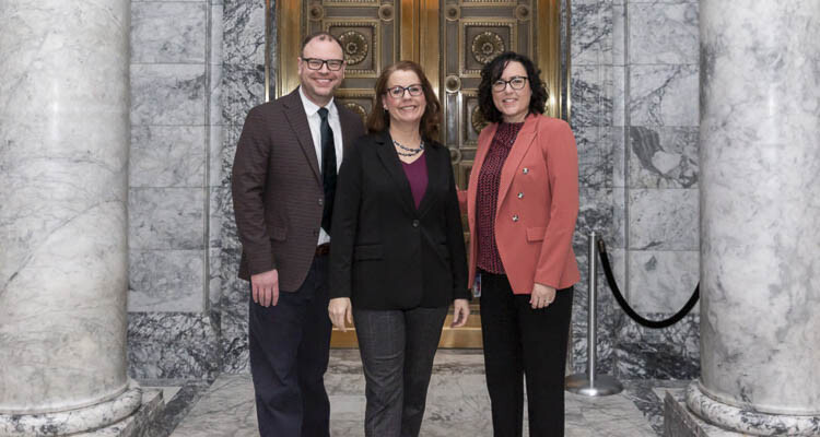 Rep. Greg Cheney, Sen. Ann Rivers and Rep. Stephanie McClintock (left to right) will hold a pair of town halls Saturday in Battle Ground and Vancouver. Photo courtesy Washington State House Republicans