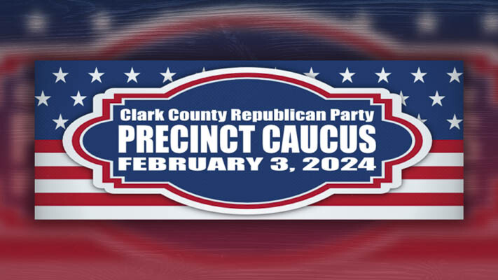 The Clark County Republican Party precinct caucuses will be held Sat., Feb. 3 at the Clark County Event Center at the Fairgrounds.