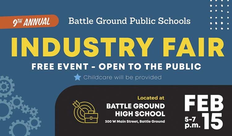Clark County's ninth annual Battle Ground Public Schools Industry Fair on Feb. 15 invites businesses to showcase career opportunities to students, featuring various industries and aiming to connect around 90 local employers with attendees.