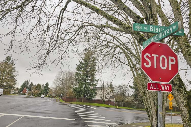 Many people who live on or near McGillivray Blvd in east Vancouver are concerned about proposed changes to the street. Photo by Paul Valencia