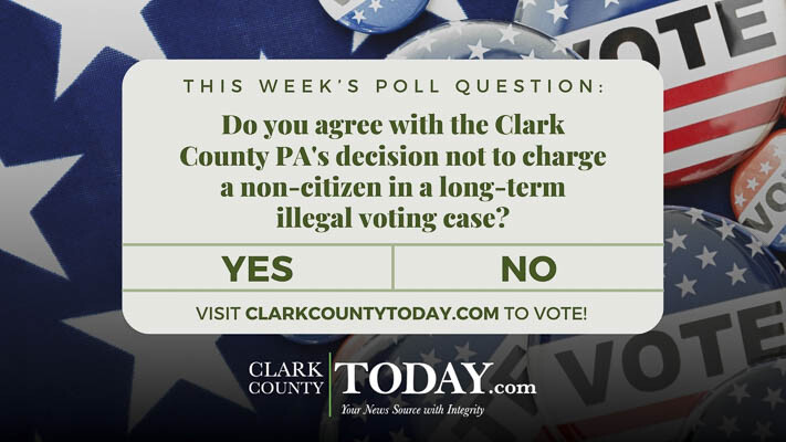 Do you agree with the Clark County PA's decision not to charge a non-citizen in a long-term illegal voting case?