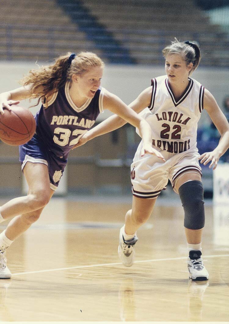 After her standout high school career at Battle Ground, Carla Idsinga played collegiately at the University of Portland. Photo courtesy University of Portland Athletics