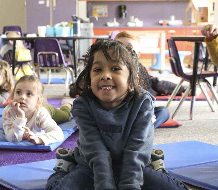 Children in Transition to Kindergarten, a free kindergarten readiness program for four-year-old students. Photo courtesy Washougal School District