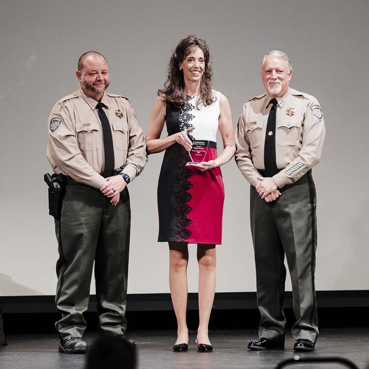 Denise Hotopp, Civil Branch Employee of the Year. Photo courtesy Clark County Sheriff’s Office