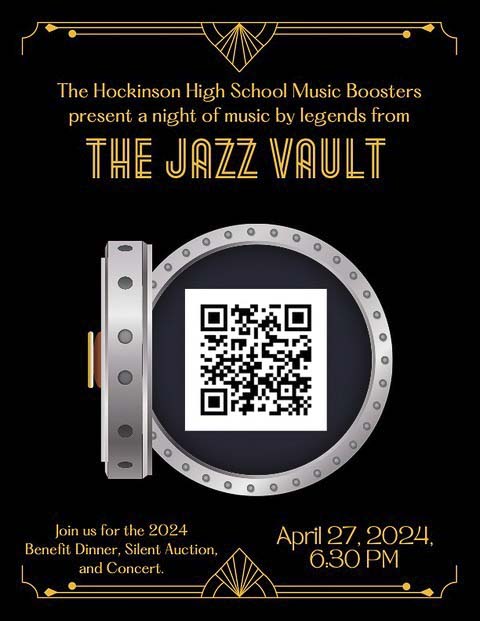The annual fundraiser for the Hockinson High School band is set for April 27, with Music from The Jazz Vault, auction, raffles, food, and more.