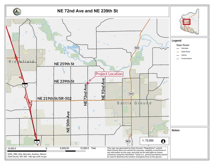 Map courtesy Clark County Public Works