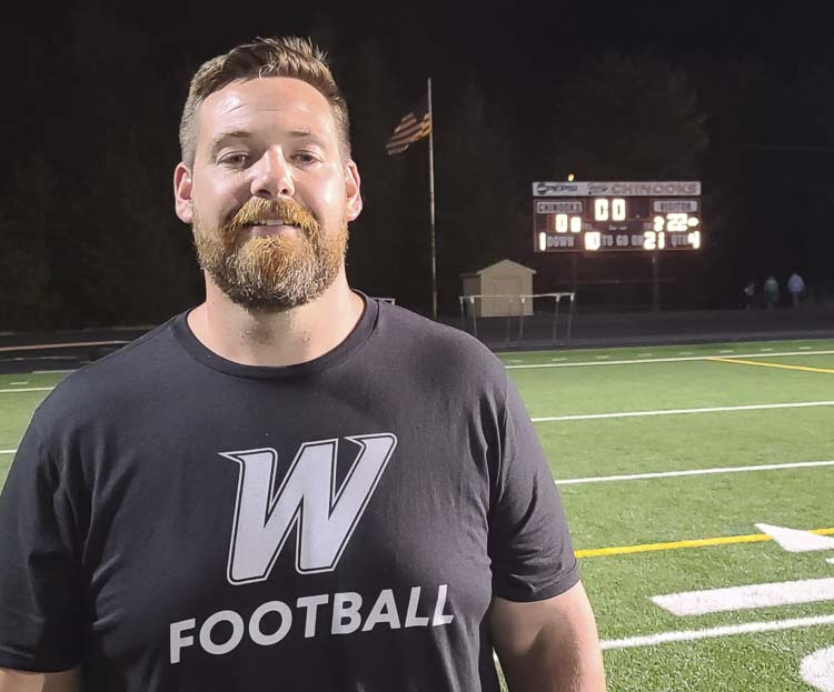 Sean McDonald, shown here in 2022, is leaving Woodland to become the head coach at Mountain View football. File photo