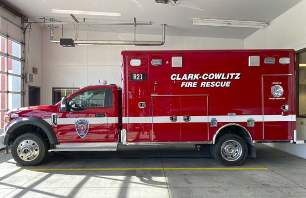 Clark-Cowlitz Fire Rescue to hold ‘push-in’ Ceremony for new ambulance ...