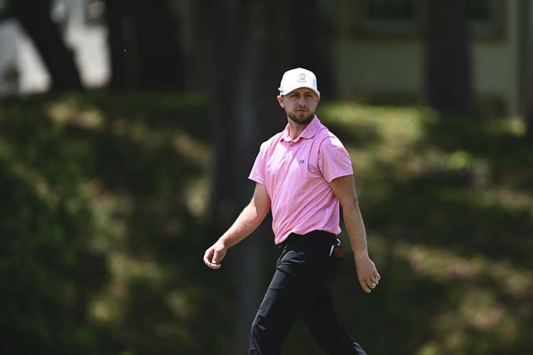 Alistair Docherty, who grew up in Vancouver, wore pink on Mother’s Day, the day he finished second at the PGA Tour’s Myrtle Beach Classic. Photo courtesy Alistair Docherty