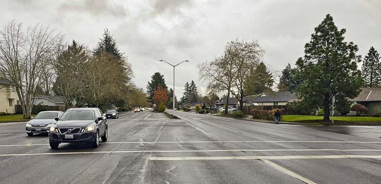 McGillivray Blvd. in east Vancouver might become one lane each way instead of two, but an organization called Save Vancouver Street is hoping the stop or slow the city’s plans. Photo by Paul Valencia