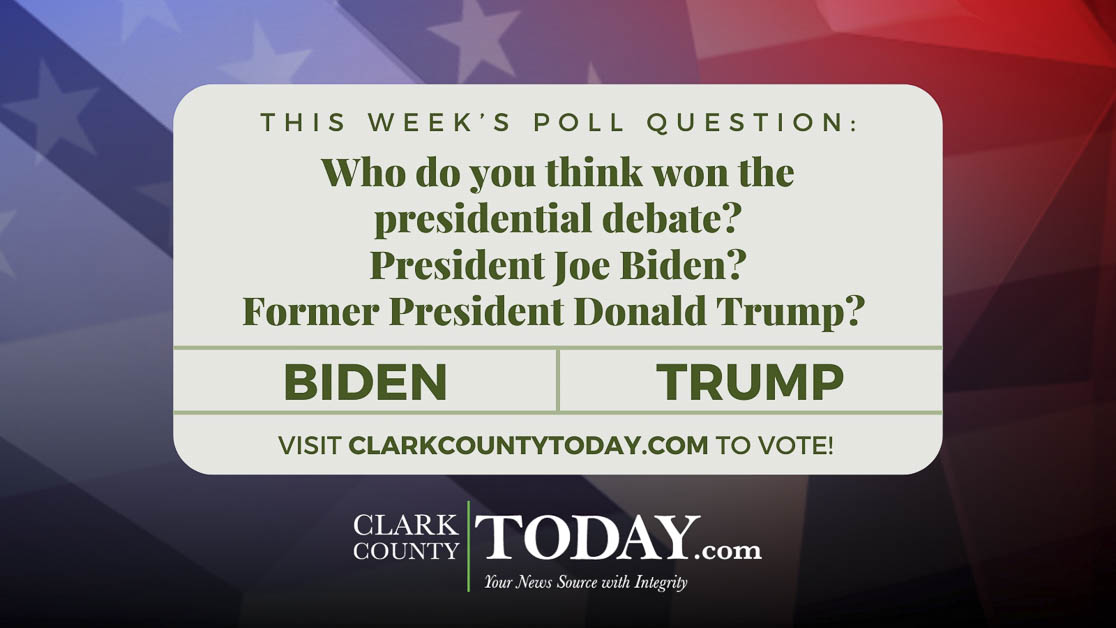 Who do you think won the presidential debate? President Joe Biden? Former President Donald Trump?