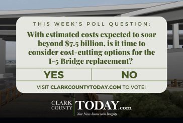 POLL: With estimated costs expected to soar beyond $7.5 billion, is it time to consider cost-cutting options for the I-5 Bridge replacement?