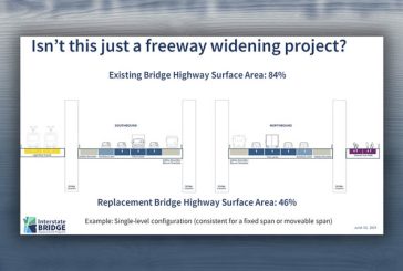 Over half Interstate Bridge proposal allocated to transit, pedestrians and bicyclists