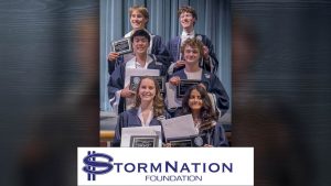 The Skyview Senior Awards Ceremony, the Storm Nation Foundation awarded scholarships totaling $27,000 to six seniors in support of their post-secondary education.
