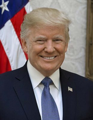 Former President Donald Trump. Photo courtesy Wikipedia