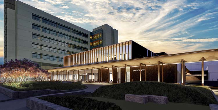 The PeaceHealth Southwest Emergency Department expansion is nearing completion of its first phase of construction and invites the public to a special open house celebration event on Friday, June 28, from 4:30 to 7:30 p.m. Photo courtesy PeaceHealth Southwest Medical Center