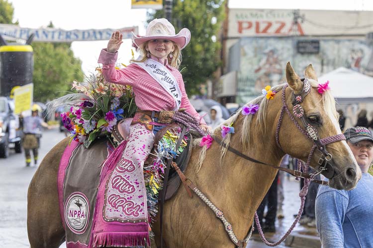 Kennedy Rubia is Miss Little NPRA, shown here Saturday at Planters Days in Woodland. Photo by Mike Schultz