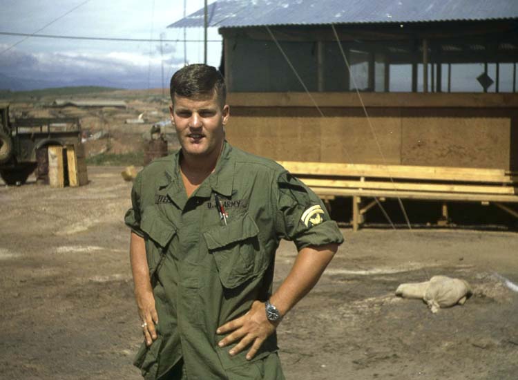 Rick Fields, shown here in 1969 in Vietnam, earned a battlefield promotion for his bravery under fire and exceptional valor. Fields, who moved to Vancouver after his retirement from the U.S. Army, died June 23. Photo courtesy Fields family