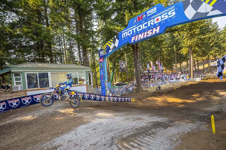 Haiden Deegan claimed the 250 overall title at the Washougal MX National on Saturday. Hometown rider Levi Kitchen finished fourth. Photo courtesy MX Sports Pro Racing, Inc.
