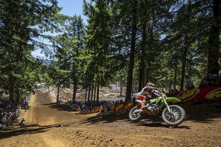 The competition is always intense at the Washougal MX National. The race returns to Clark County on Saturday, July 20. Photo courtesy MX Sports Pro Racing, Inc.