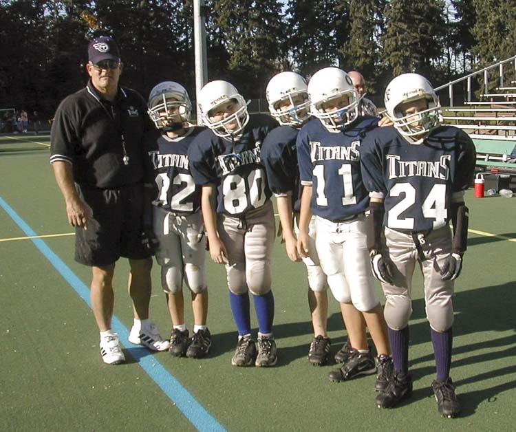 Col. Rick Fields became Coach Rick Fields in retirement, and Clark County Youth Football benefited from Fields’ commitment to character development. Photo courtesy Fields family