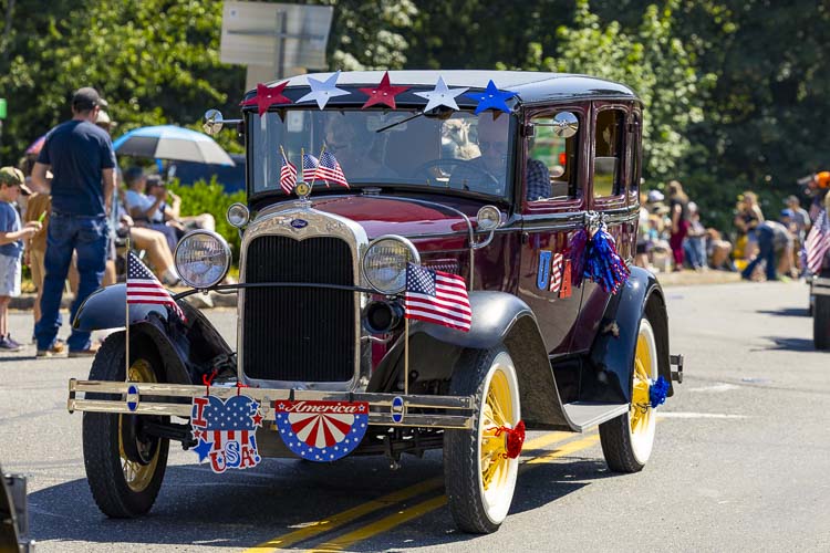 A classic car for a classic community celebration at Territorial Days in Amboy. Photo by Mike Schultz